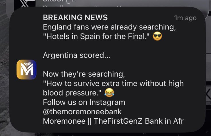 Gbemigac3's tweet photo. See as @MoremoneeBank dey cook England 🤣🤣🤣🤣 https://t.co/WzSnK0mRSz