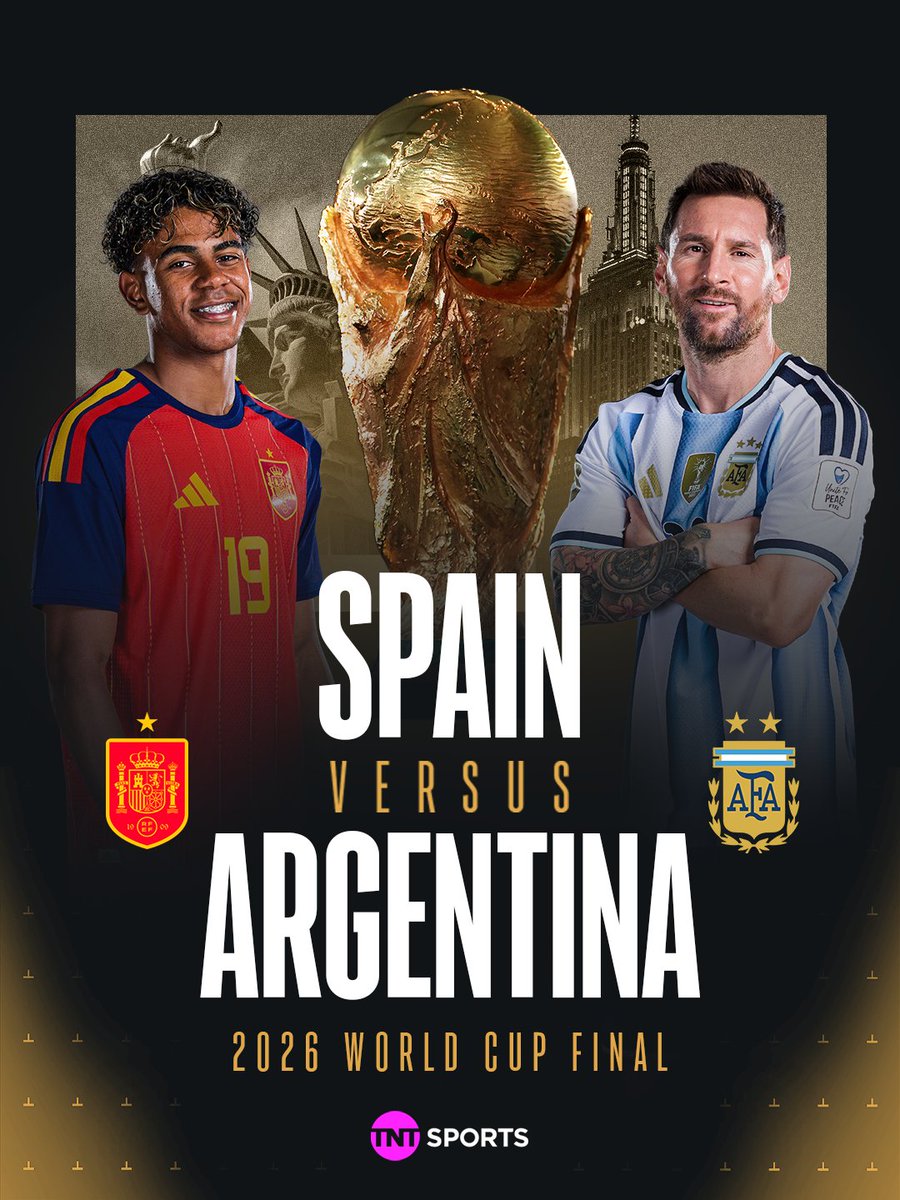 footballontnt's tweet photo. The World Cup final is SET! 🏆 https://t.co/zYRYsYMK4n