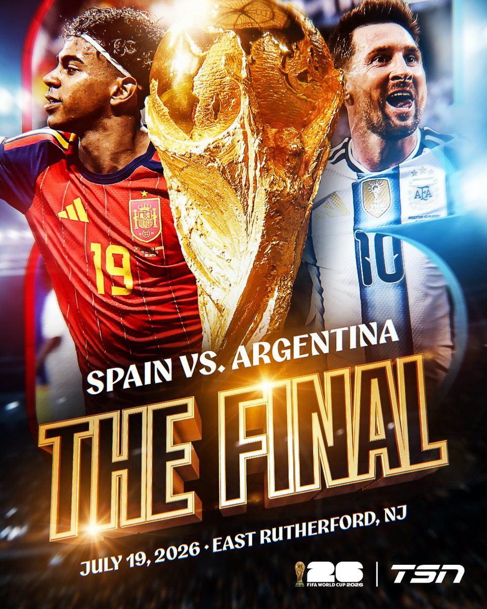 TSN_Sports's tweet photo. AND THEN THERE WERE TWO! 🇪🇸🇦🇷 #FIFAWorldCup https://t.co/v6MSvys8Kv