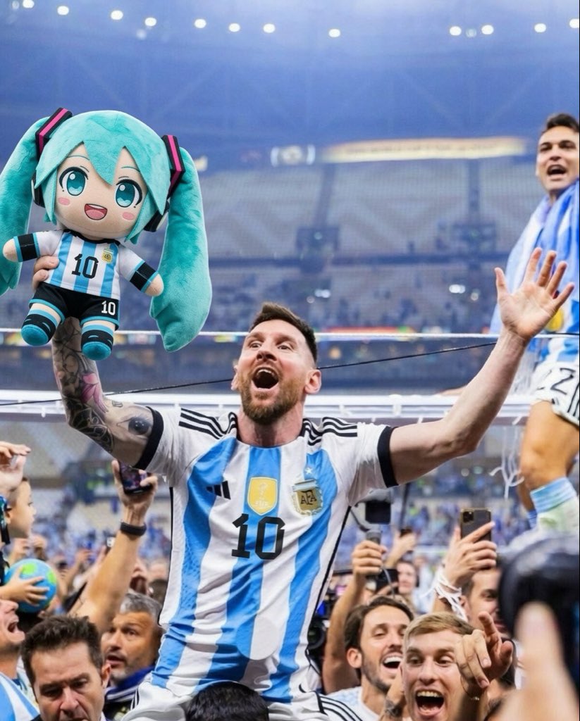 ChristianHeiens's tweet photo. Argentina has won Hatsune Miku! https://t.co/R50CsO070g