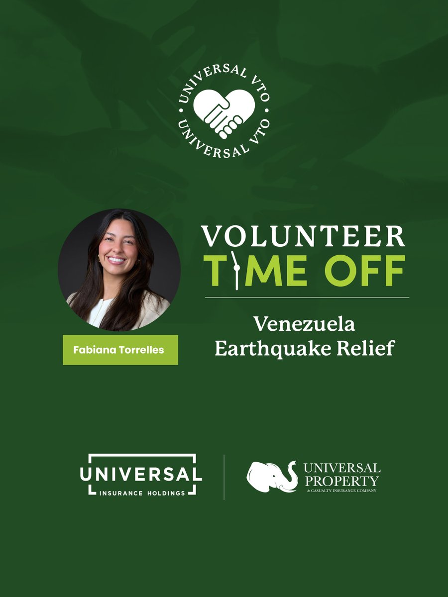 TeamUPCIC's tweet photo. This #SocialMediaGivingDay , we’re proud to highlight one of our Marketing Reps, Fabiana, who used her VTO with @GEMmissions to help provide relief for those affected by the major, back-to-back earthquakes that hit Venezuela at the end of June. https://t.co/CgW24VT74e