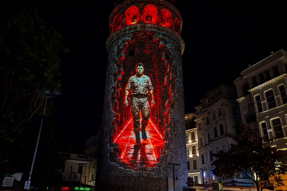 iletisim's tweet photo. 📍 İrade Bizim Zafer Bizim

Cumhurbaşkanlığı İletişim Başkanlığımız tarafından düzenlenen İrade Bizim, Zafer Bizim 15 Temmuz Mapping Gösterisi, 15 Temmuz Demokrasi ve Millî Birlik Günü’nün 10. yıl dönümünde Galata Kulesi’nde izleyicilerle buluştu.

#ZaferBizim 

https://t.co/jB8tVXgQ4Z