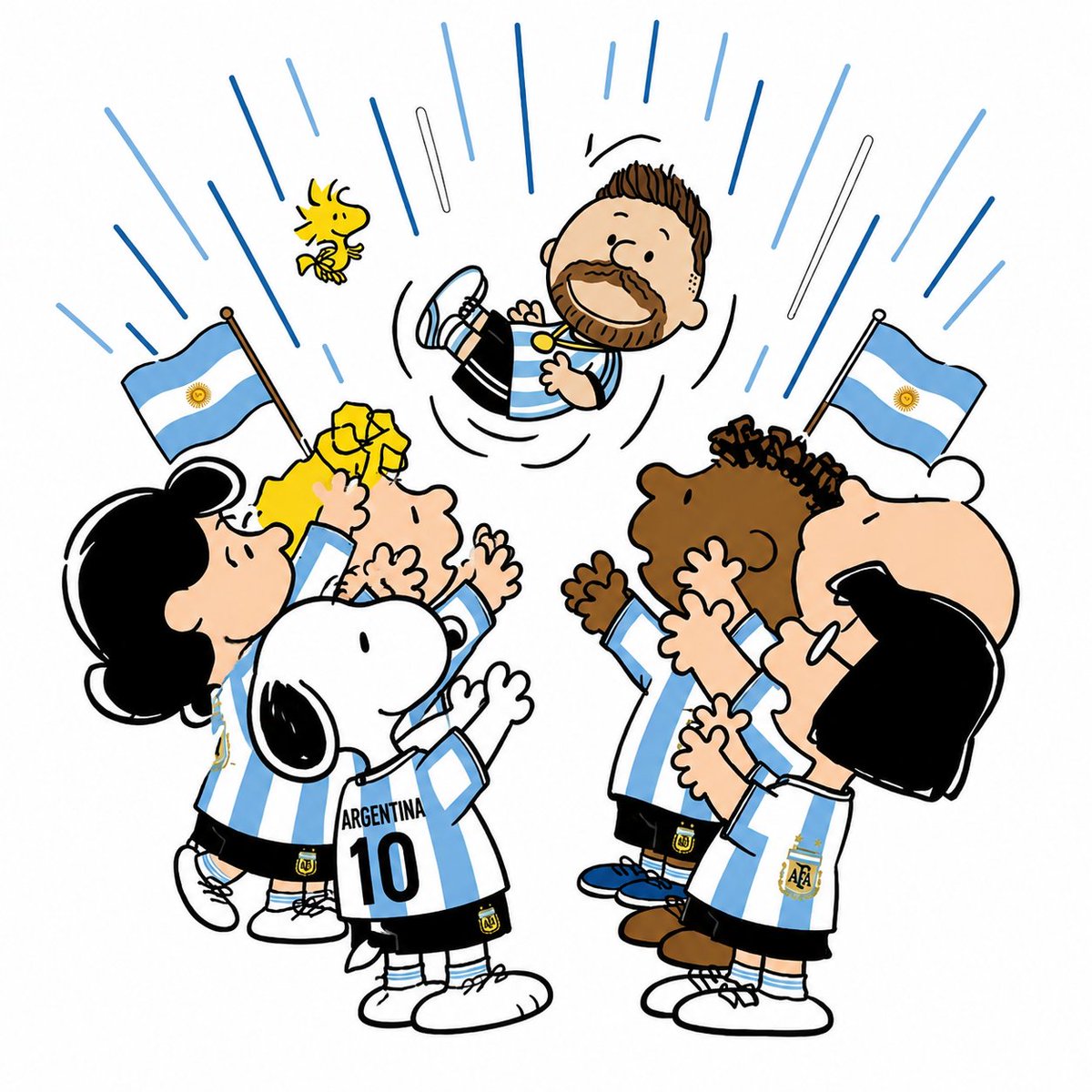 BleedSnoopy's tweet photo. Thank you Lionel Messi Charlie brown 🇦🇷 https://t.co/8eDHGdzkxX