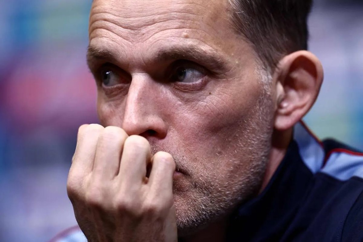 pythaginboots's tweet photo. Lions Led By Donkeys…

Tuchel killed England with his cowardice… no different to Southgate. 

1-0 up, against a desperate high line from Argentina - crying out for Saka, Rashford and Watkins in that game state.

Instead defender after defended came on, Roy Hodgson style rather than the tactical maestro we were promised in Tuchel.

We just let Messi run the right flank with ease and gave Enzo room to keep getting shots off from distance. How was this not stopped?

I feel betrayed, what a fucking moron. Terrible game state management and he’s cost us a World Cup final.