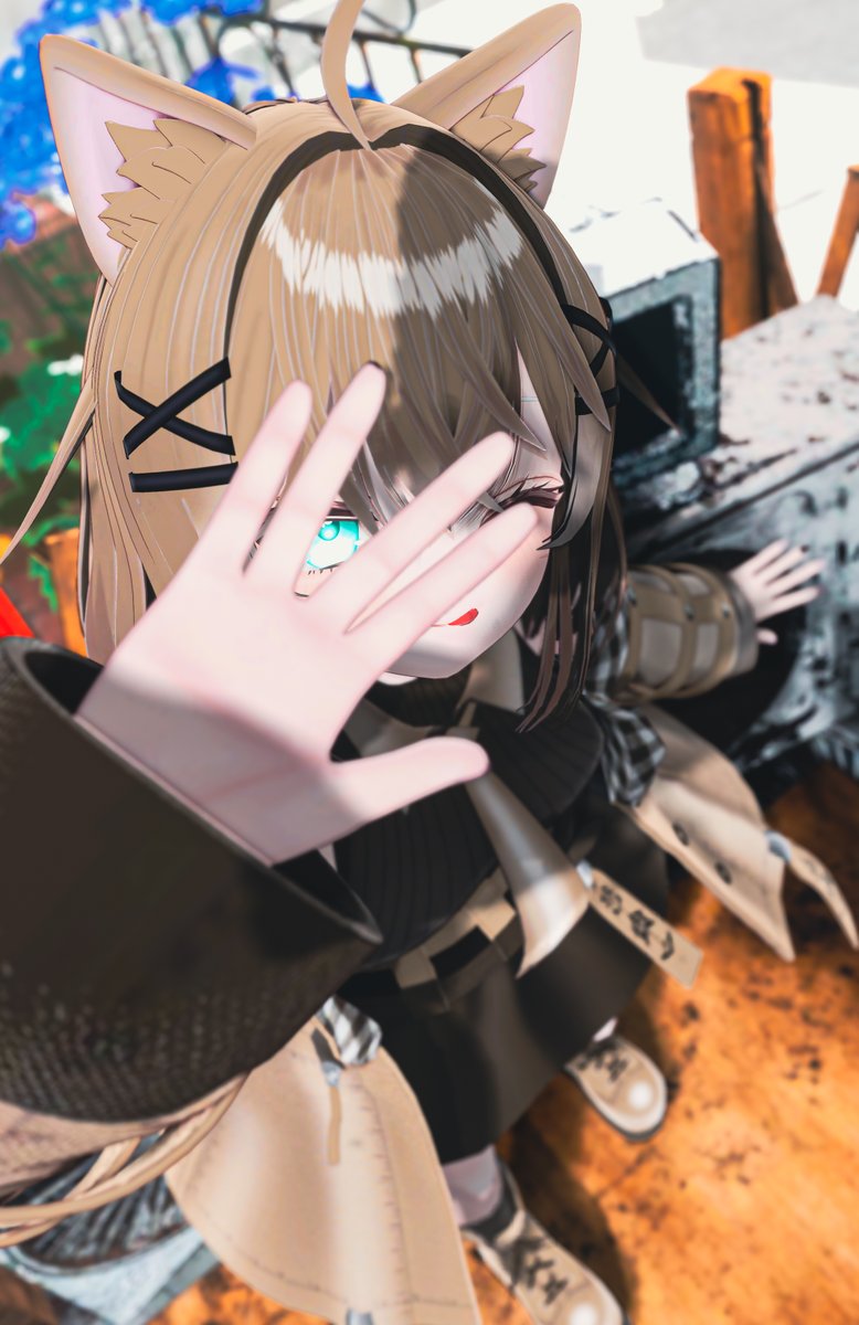 7se__zz's tweet photo. 新作3Dモデル【Felia -フェリア-】発売まで...あと2日！！

カラーは5種類もあり、写真ではベージュを使用しています！私はこの色とこの表情がお気に入りです🫶

7/19発売予定！詳細は #Felia から！
#VRChat #pr https://t.co/avJrz4QBI0