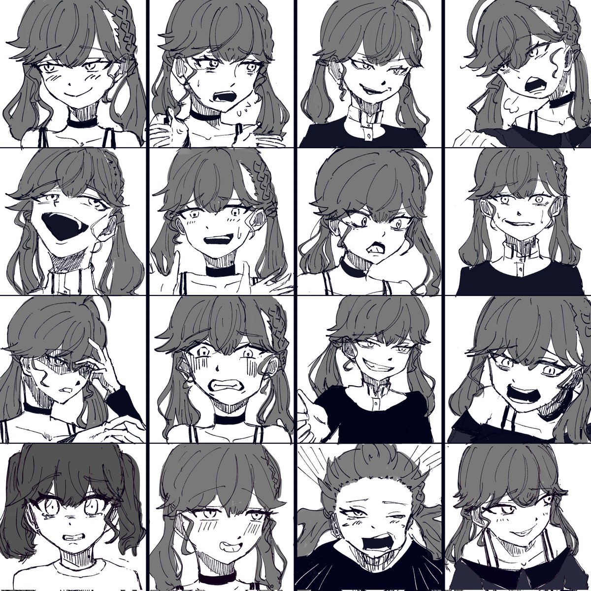 tapioka3857's tweet photo. ウッディの表情練習
燐羽で描かせてもらいました。

これはぜひ好きなキャラで描くべき。
ここまで表情崩してもええんかみたいなんが気持ちいい
色んな人が描いたの見たいな。サンキューウッディ https://t.co/p6UOH9KEiS