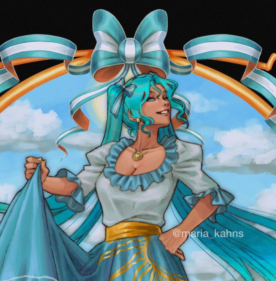 maria_kahns's tweet photo. A LA FINAL MUCHACHOOOOS 🇦🇷
Detalle del rostro de la Miku argentina 🩵🤍🩵 https://t.co/rANP8hFIVV