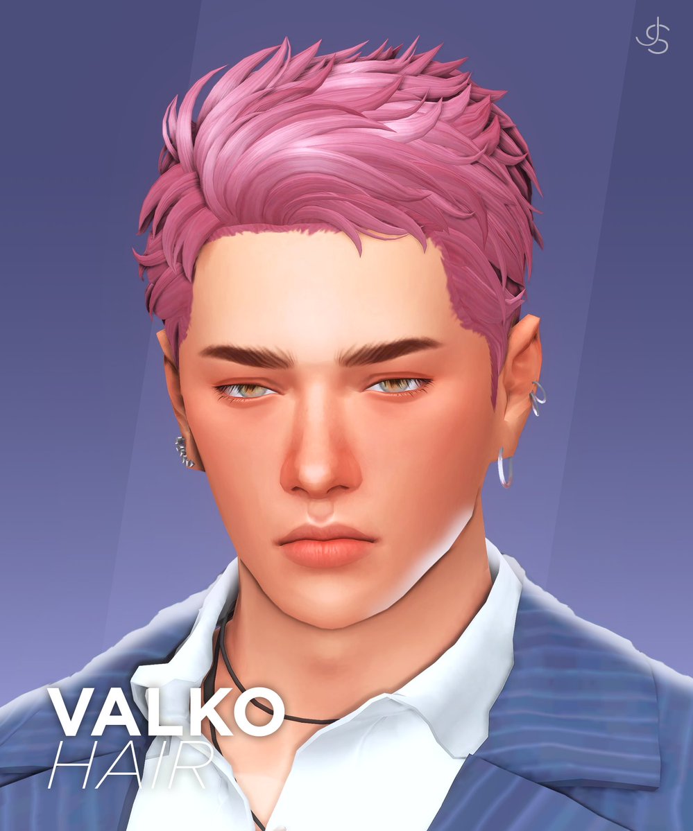 john_gylor's tweet photo. Valko Hair is now up for download✨

📌Get it on my patreon! Link in my bio.   
(public release on 07/30)

#TS4 #TheSims4 #sims4cc #s4cc https://t.co/BHisis6vYr