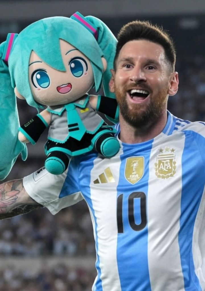 Dexerto's tweet photo. Argentina has won custody of Miku Hatsune after defeating England 2-1 in the World Cup semifinals https://t.co/aBsjvANIiT