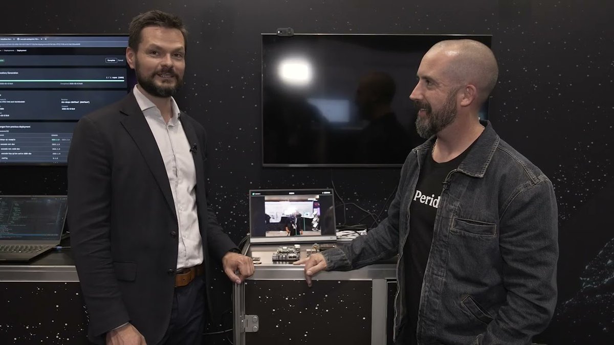 edgeaivision's tweet photo. Video: @peridio and @GrinnInt show Avocado OS on Grinn’s AstroSOM 1680, with YOLO inference on a DEEPX accelerator for physical AI. #PhysicalAI #EdgeAI

https://t.co/q1XhP0POCE https://t.co/DSPnop5P3C