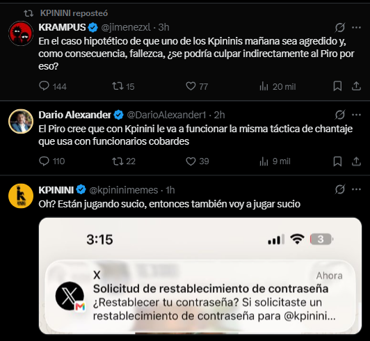 eulissalazar's tweet photo. Kpinini esta como que nervioso https://t.co/l4UZZfYiKS