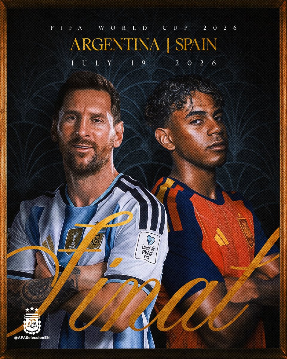 AFASeleccionEN's tweet photo. On to glory, again 🔜🏆 https://t.co/GO9Lnqlb7q