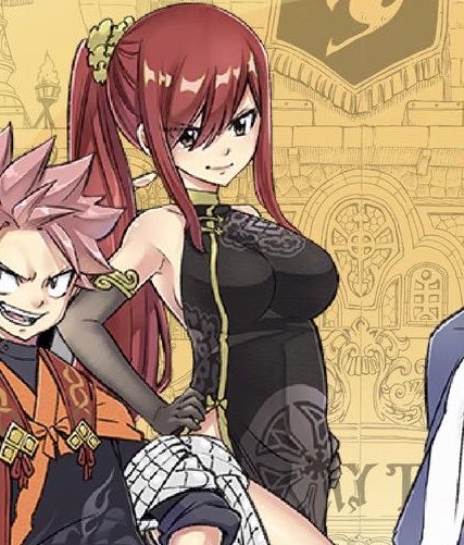 starsfilia's tweet photo. hiro mashima : yeah idkw tf my fans are talking about an “art style change” on twitter.  i just switched to digital 🙄

the humble erza comparison : https://t.co/EjkJsNS0cV