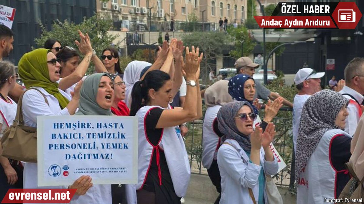 evrenselgzt's tweet photo. Çapa Tıp Fakültesi Hastanesinde ihale değişikliğinin ardından kapı önüne konulan yemekhane işçileri taşeron düzenini anlattı

🗨️Hiçbir şey yokmuş gibi temizlik yaptırıldı
🗨️Sıcaktan üç kere bayıldım
🗨️Giriş-çıkış oyunları ve eksik primlerle yıllarca gasbedildi
🗨️Hafta sonları 12 saat çalıştırıyorlardı
🗨️Güvencesiz koşullarda çalışmaya niyetimiz yok

Andaç Aydın Arıduru'nun haberi

https://t.co/ZOcsSfaT1X
