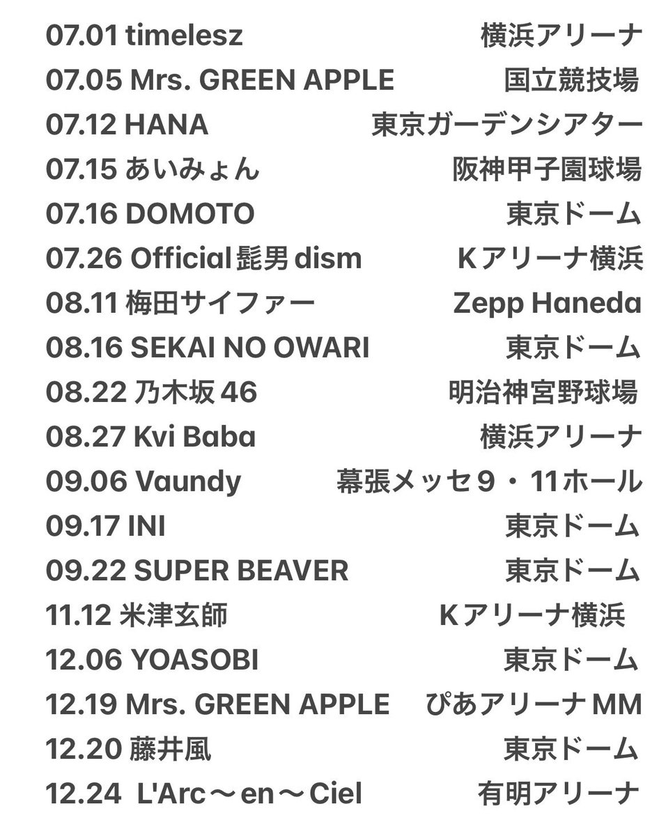313sohan's tweet photo. 2026年のライブ更新🆙
上半期と下半期で✨ https://t.co/wpOKDXvmpT
