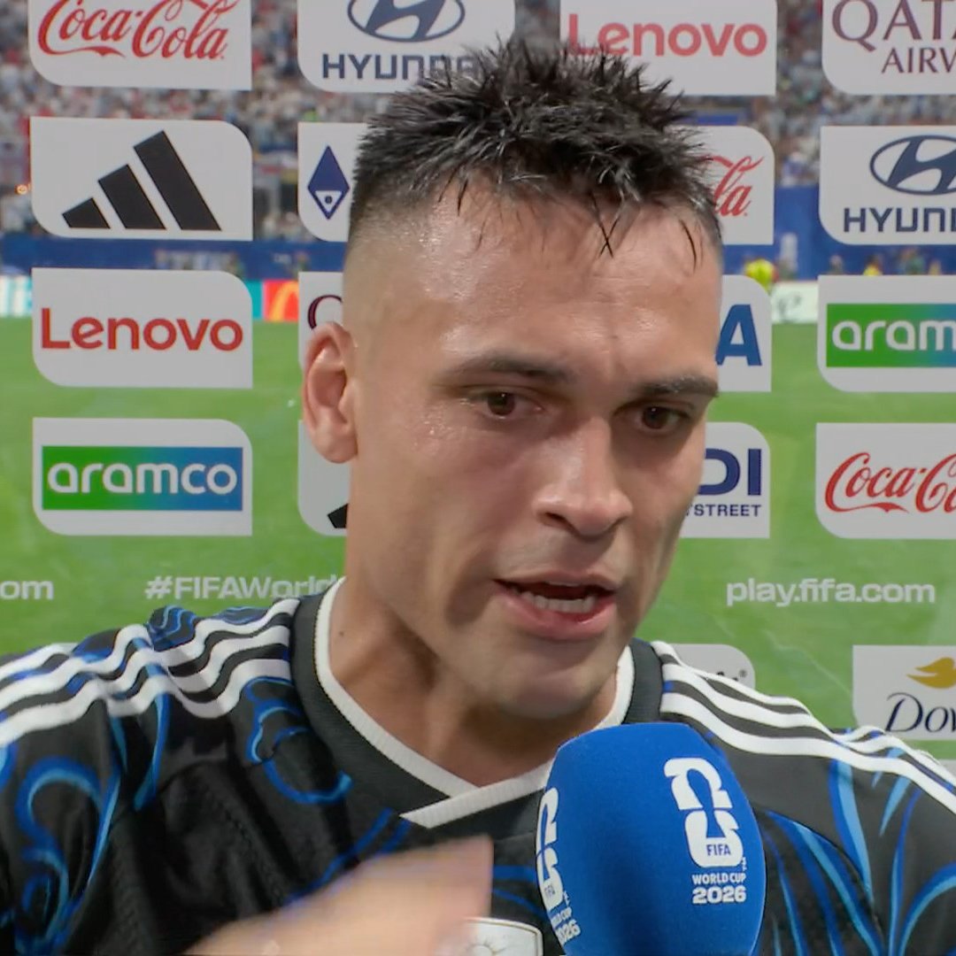 GoalsXtra's tweet photo. 🗣️Lautaro Martinez: "The match was evenly balanced, but we conceded an unexpected goal. Although we were a bit shaken afterwards, we dominated the final half-hour of the match.

Enzo Fernández scored a brilliant goal and we were back in the game. As for the goal I scored… No, the important thing was that we reached the final."