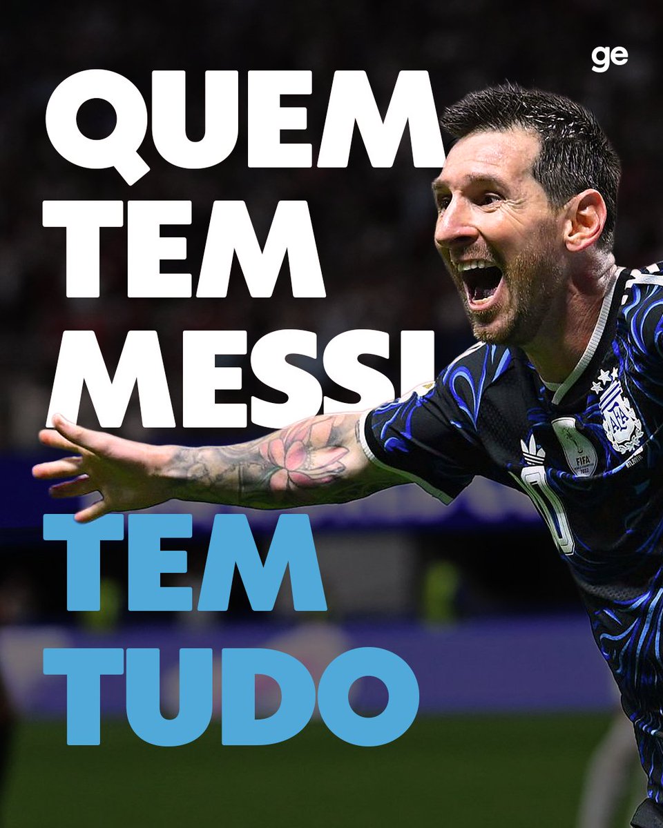 geglobo's tweet photo. Ele não é desse planeta... 👽🇦🇷

#CopaNaGlobo #ge2026 #Futebol #Argentina #Messi https://t.co/VlyaWuOye6
