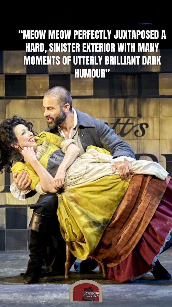 beyondcurtain12's tweet photo. ⭐️⭐️⭐️⭐️⭐️ for Sweeney Todd at @BirminghamRep.

Do not miss this production led by @raminkarimloo and Meow Meow. 

https://t.co/v6SBMhKvAx

Production photos by Manuel Harlan. https://t.co/CXwKsr0dDl