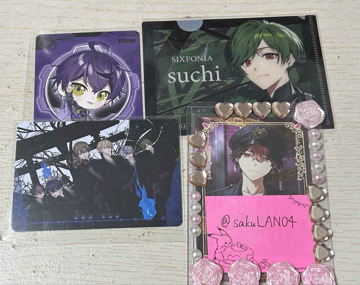 sakuLAN04's tweet photo. 【交換】シクフォニチップス カード

（求）🌸様SD、ロディ、🌸📢様ペア、クリアファイル🌸様
（譲）📢様SD、廻、クリアファイル🍵様

⚠️
郵送交換希望

⭕️当方カード、クリアファイル⇔相手様クリアファイル
❌当方クリアファイル⇔相手様カード

#シクフォニグッズ交換
#シクフォ二グッズ交換 https://t.co/1A1YzxEXhc