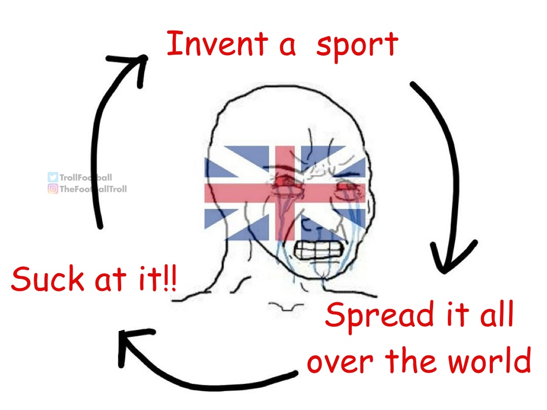 TrollFootball's tweet photo. Being British https://t.co/54VmOTqptI