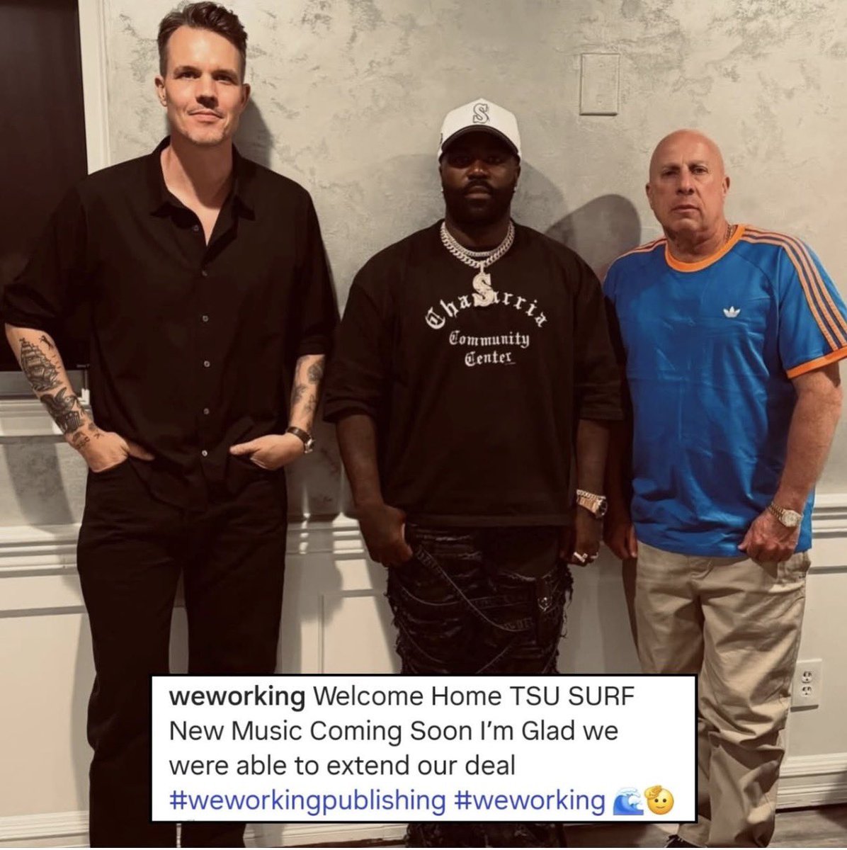 Battlelyfe23's tweet photo. Congratulations to TSU Surf for signing a new seven figure deal. Excited to hear the new music 🚨🚨🚨🚨🚨 https://t.co/FDn83bDsVb