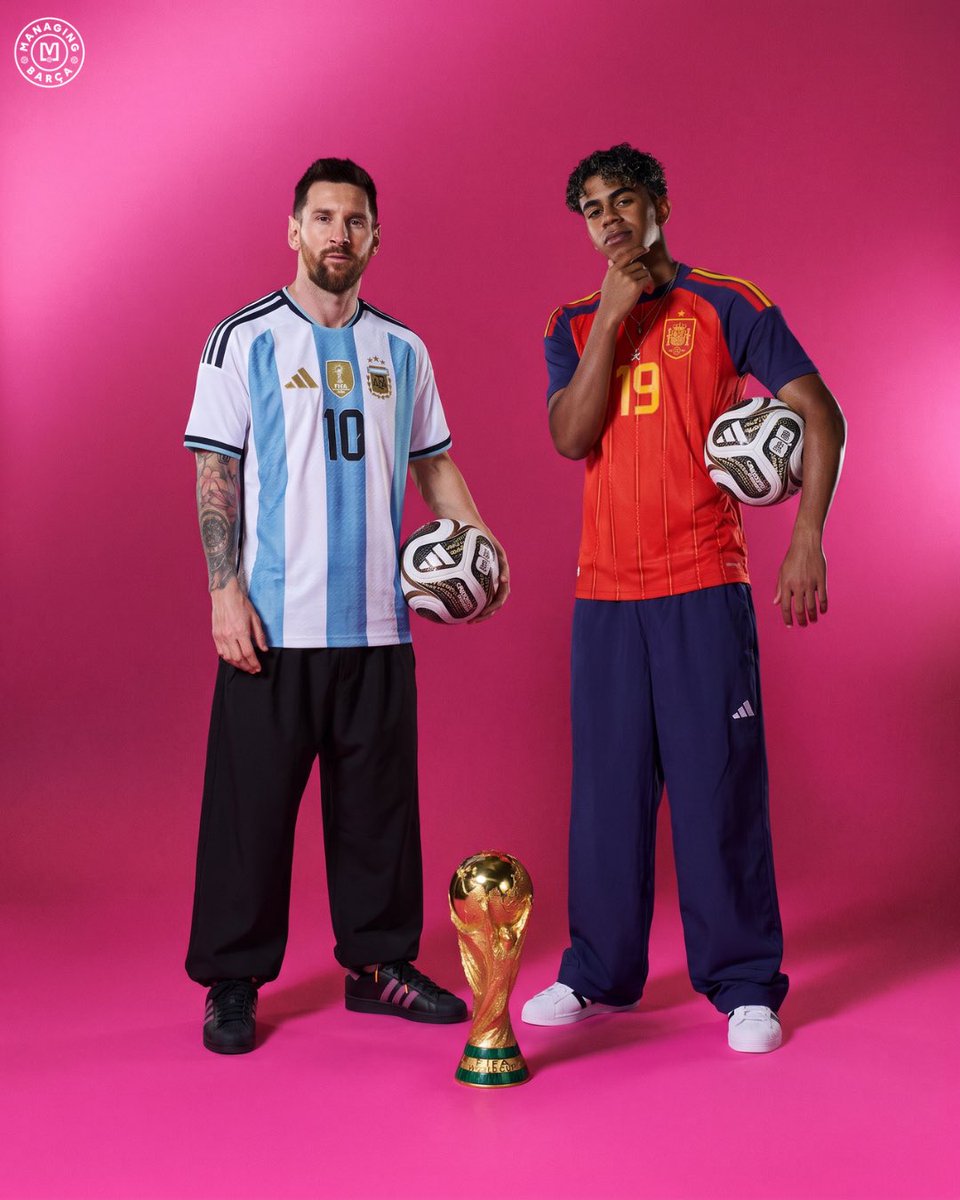 ManagingBarca's tweet photo. 🚨🚨| 𝐁𝐀𝐑𝐂𝐄𝐋𝐎𝐍𝐀 𝐅𝐀𝐍𝐒 𝐀𝐑𝐄 𝐓𝐇𝐄 𝐑𝐄𝐀𝐋 𝐖𝐈𝐍𝐍𝐄𝐑𝐒 𝐎𝐅 𝐓𝐇𝐈𝐒 𝐖𝐎𝐑𝐋𝐃 𝐂𝐔𝐏 𝐅𝐈𝐍𝐀𝐋. 💙❤️🏆

Spain 🇪🇸 vs Argentina 🇦🇷. Lamine Yamal vs Lionel Messi. No matter who scores, no matter who lifts the trophy on July 19, Barcelona wins. You genuinely couldn’t ask for a better script as a culé. This feels like it was written by a Barça fan.