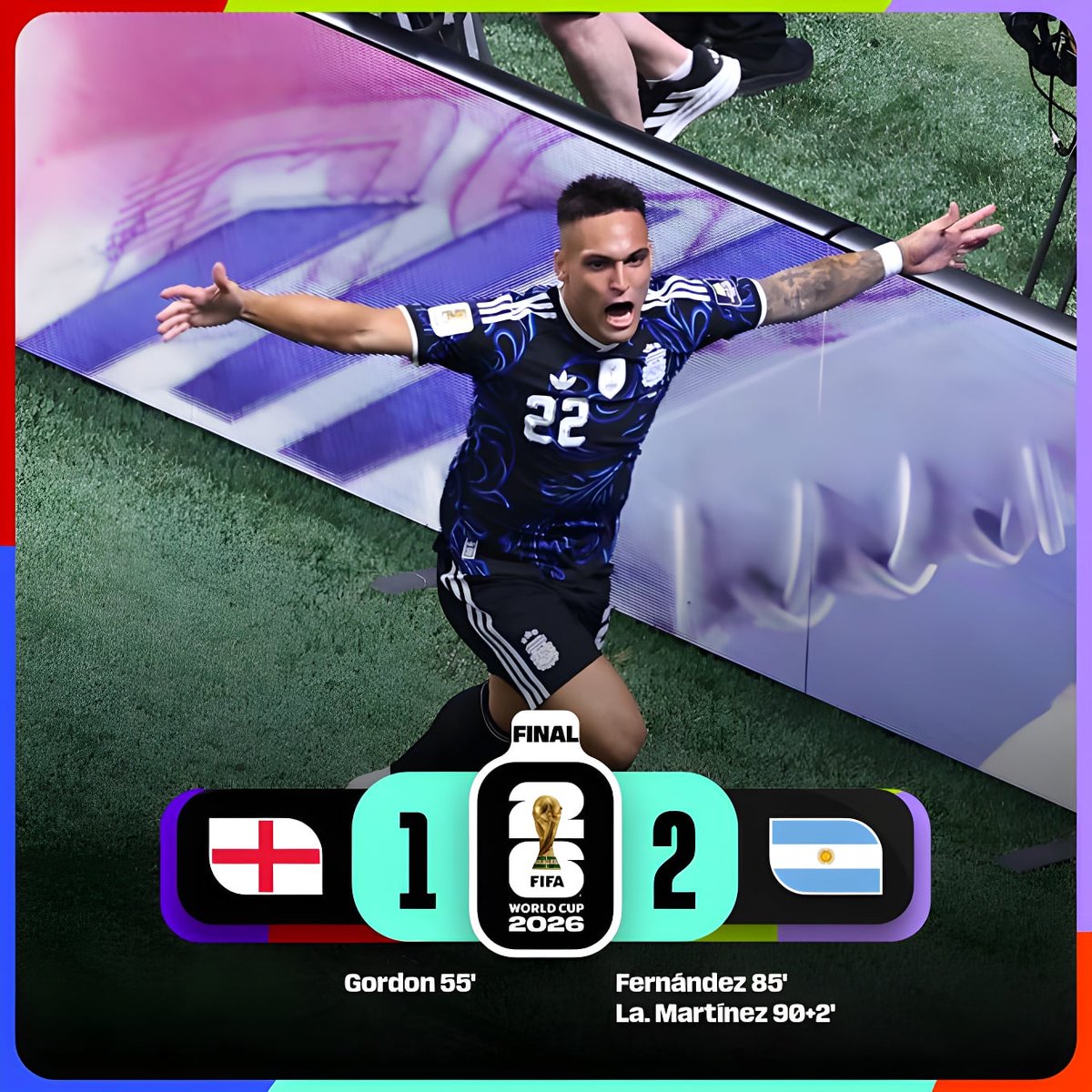williamradios's tweet photo. ¡Argentina remonta con el corazón y defenderá su título contra España! 

#CopaMundialFIFA https://t.co/WeGDUNgyQz