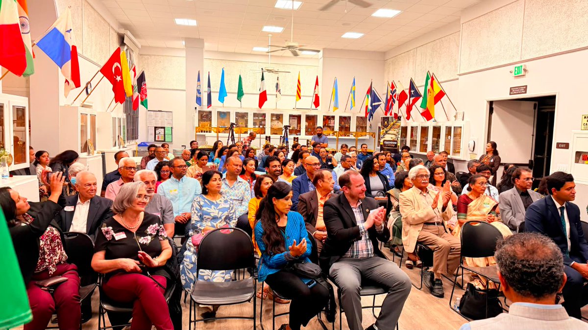 CGILosAngeles's tweet photo. On July 13, Amb. Namgya Khampa, Deputy Chief of Mission, accompanied by CG @drkjsrini, joined members of the Indian community in San Diego at the Hall of Nations, hosted in association with House of India.
The DCM and CG discussed the diaspora’s contribution to advancing India-US ties through education, business, investment and rich Indian culture. The interaction also covered consular services, community needs, cultural outreach and stronger connections with India.

@MEAIndia @IndianEmbassyUS @IndianDiplomacy @diaspora_india @CityofSanDiego  

#IndiaInLA #IndiaUS #IndiaInUSA #IndiaUSPartnership #IndianDiaspora #IndiaUSRelations #SanDiego #HouseOfIndia #CommunityOutreach #PeopleToPeopleTies #CGILosAngeles