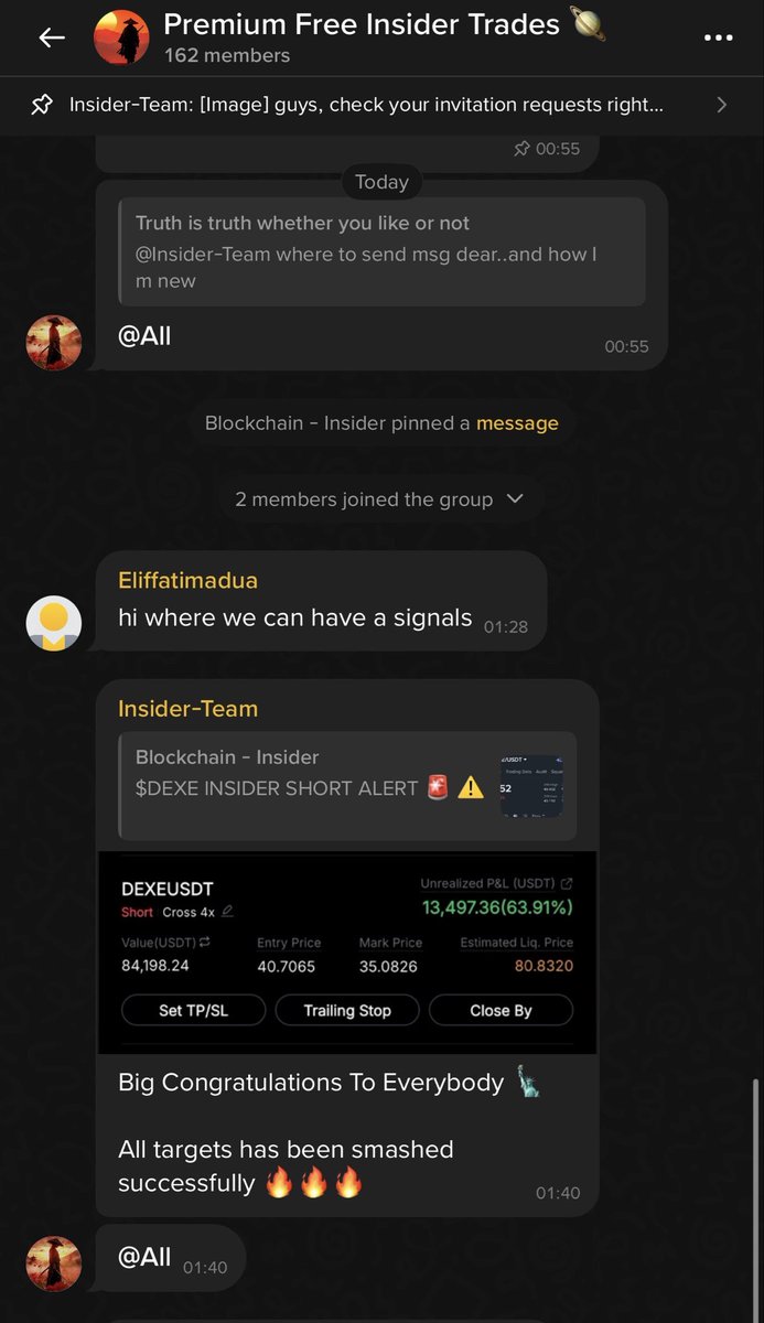 Blockchaincshu's tweet photo. congratulations, everyone! 🥂🔥

every target on our $DEXE trade has been hit successfully. ✅

i’ve closed my position and locked in $16k in profit.

huge congratulations to everyone who stayed patient and followed the plan. 🥷🏽📈

Group Link in bio pinned already !!! https://t.co/0dd0mNJfcX