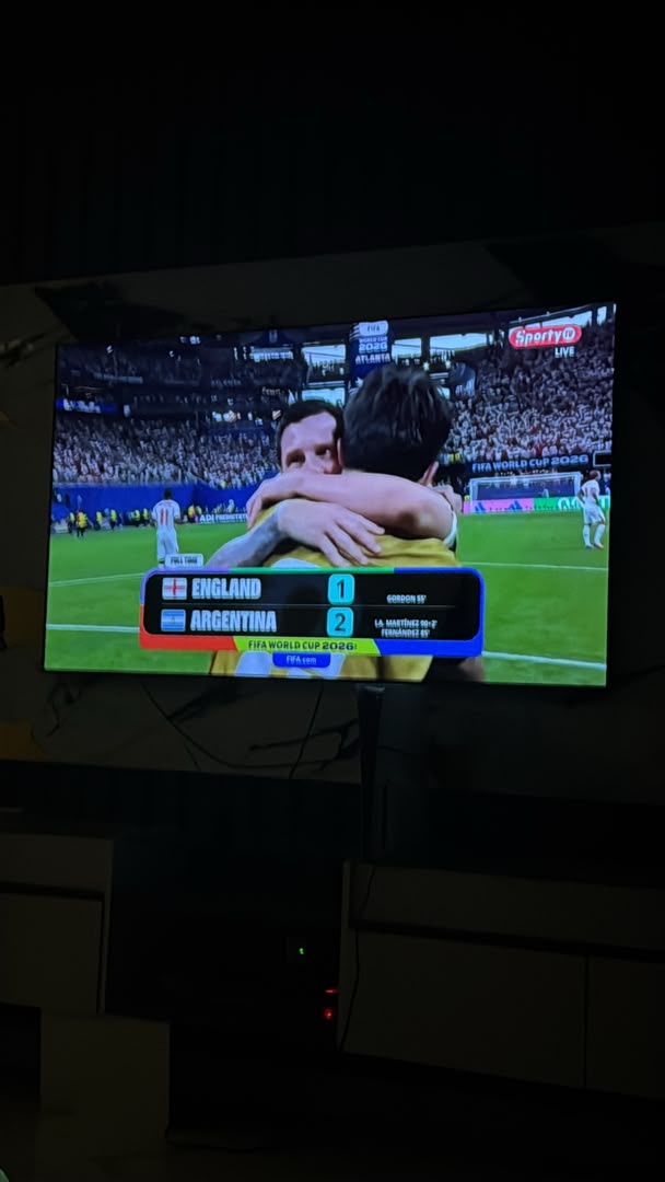 Somto0816's tweet photo. @AloyEjimakor @AloyEjimakor sorry that you lose tonight, but I told you that Argentina to the final https://t.co/qSyVw39kHu