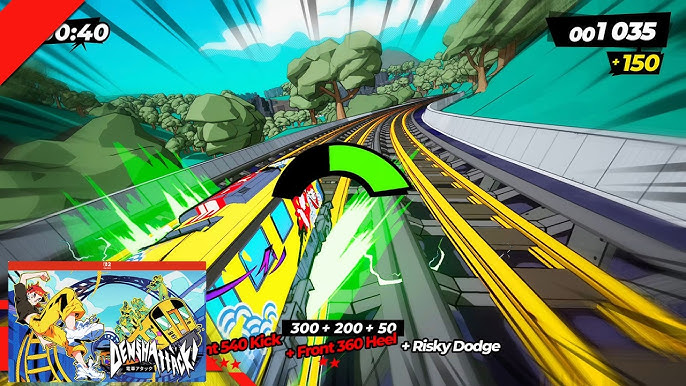 LaReglaDelTres's tweet photo. ⬇️UNA DE LAS GRANDES SORPRESAS DE 2026⬇️

Hablamos de @Denshattack, un arcade divertidísimo sobre hacer piruetas con una locomotora 😱 Es como Tony Hawk PERO CON TRENES 🚟

Desarrollado en España pero con aire MUY japonés, si te gustan los arcades diferentes PRUÉBALO  🇪🇸🤝🇯🇵 https://t.co/df4oyVTesT