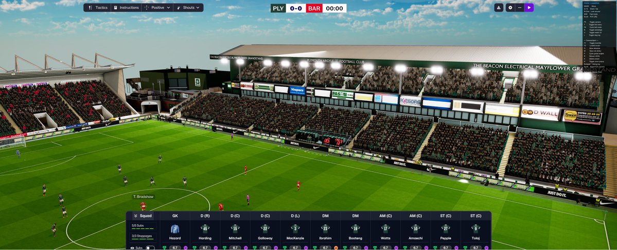DaleTHFC2k's tweet photo. PLYMOUTH STADIUM HAS BEEN RE-DONE AND WILL BE IN FM26 https://t.co/ZRQZvFN5xE