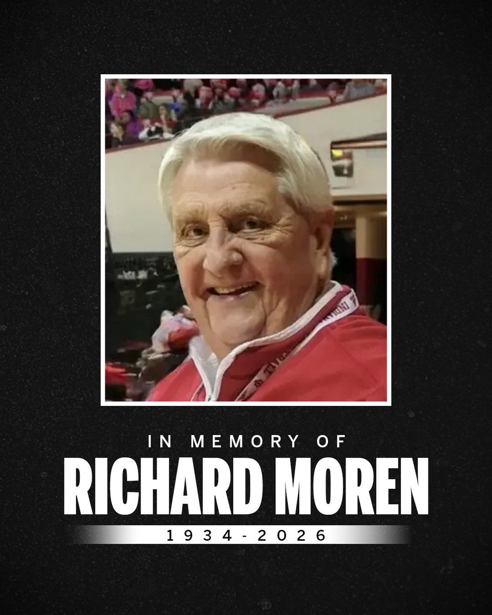 IndianaWBB's tweet photo. It is with heavy hearts that we share the passing of Richard “Dick” Moren – beloved father of head coach Teri Moren – on July 11th at 91 years old. 

Our thoughts &amp; prayers are with Coach, Leann and Scott at this difficult time. https://t.co/MRzYTsSJlE