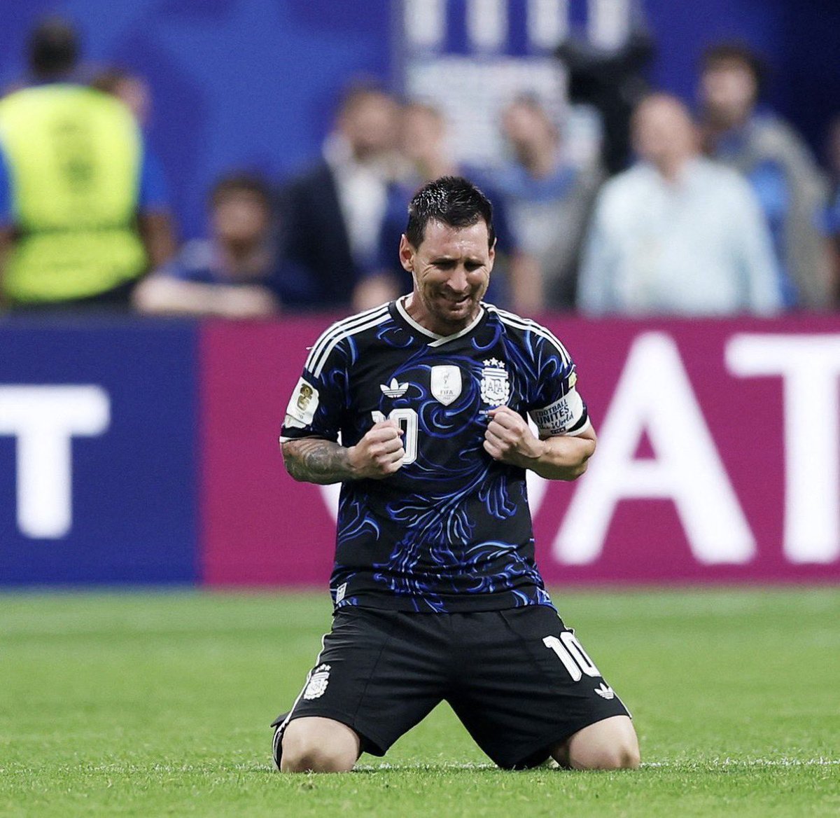 Furkan_Maze's tweet photo. Allahım sana şükürler olsun tarihin en iyisini bizlere izlettiğin için… #goat #messi #WorldCupWinners2026 #argentina https://t.co/3RtJWhzJep