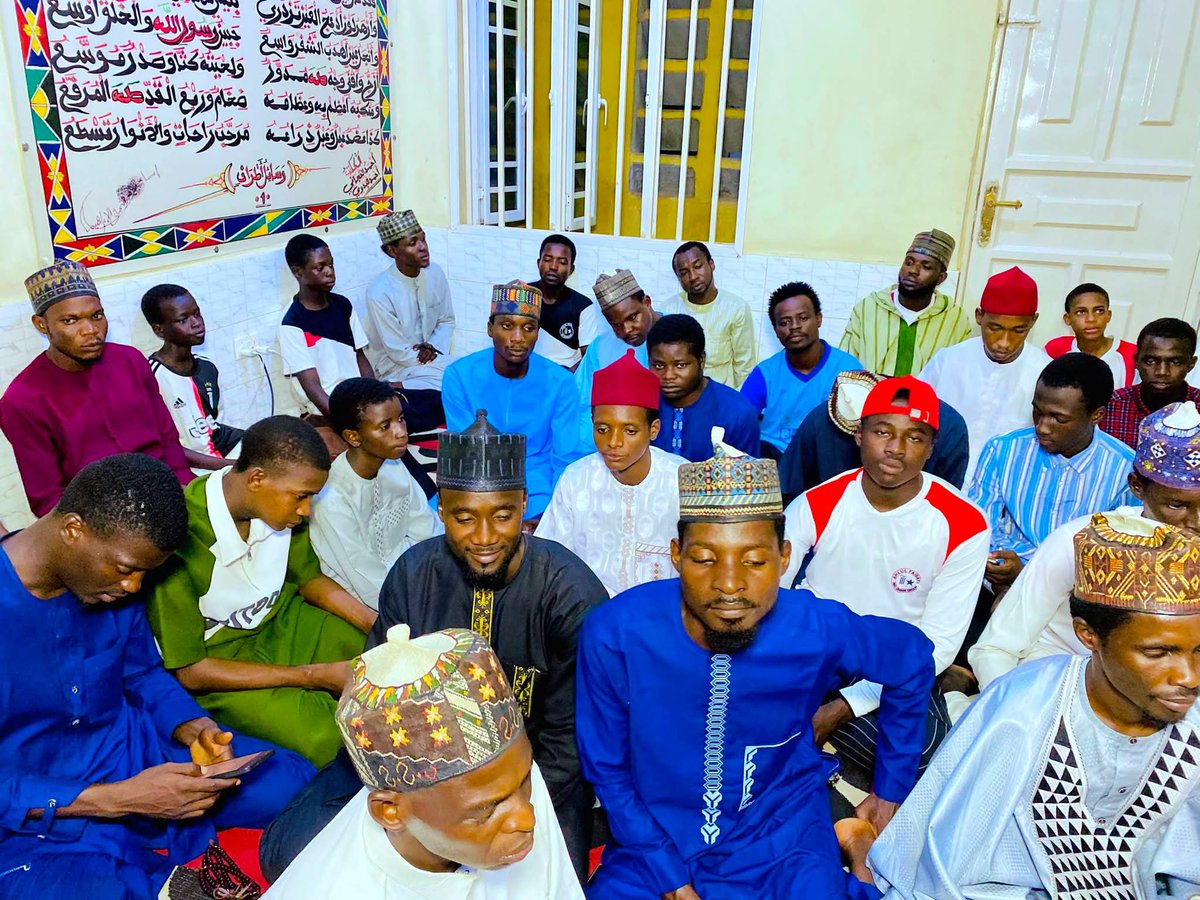 _Danfaila's tweet photo. ALHAMDU LILLAH 
ZAMAN MARABA DA SAFAR (DAY 1) 1448AH/2026

Yadda Shehu Ismaila Umar Almadda (Mai Diwani)  Ya Jagoranci Zaman Maraba Da watan Safar a Zawiyyar Ahlul Faidhati Mai Diwani Group ac a1 Matazu close Kagoro by express Kaduna Nigeria 
Laraba,1 ga Safar, 1448AH  15/7/2026 https://t.co/oOtztW1o4O