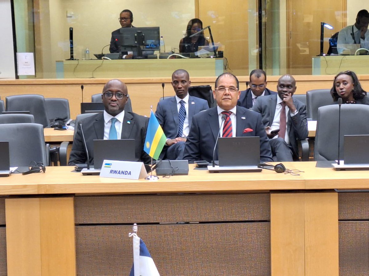 RwandaMFA's tweet photo. Minister @onduhungirehe is in Brussels, Belgium, to attend the 121st Session of the Council of Ministers of the Organisation of African, Caribbean and Pacific States (OACPS).

The session focuses on the implementation of the Malabo Declaration, institutional reform, the operationalisation of the Samoa Agreement, and coordination on issues of common interest in multilateral forums.

In his statement, Minister Nduhungirehe underscored that the strength of the OACPS lies in its role as a platform for practical South-South cooperation and coordinated action in multilateral forums. He stressed that by working together, Africa, the Caribbean and the Pacific can amplify their collective voice and advance shared priorities in global governance, climate action and sustainable development.