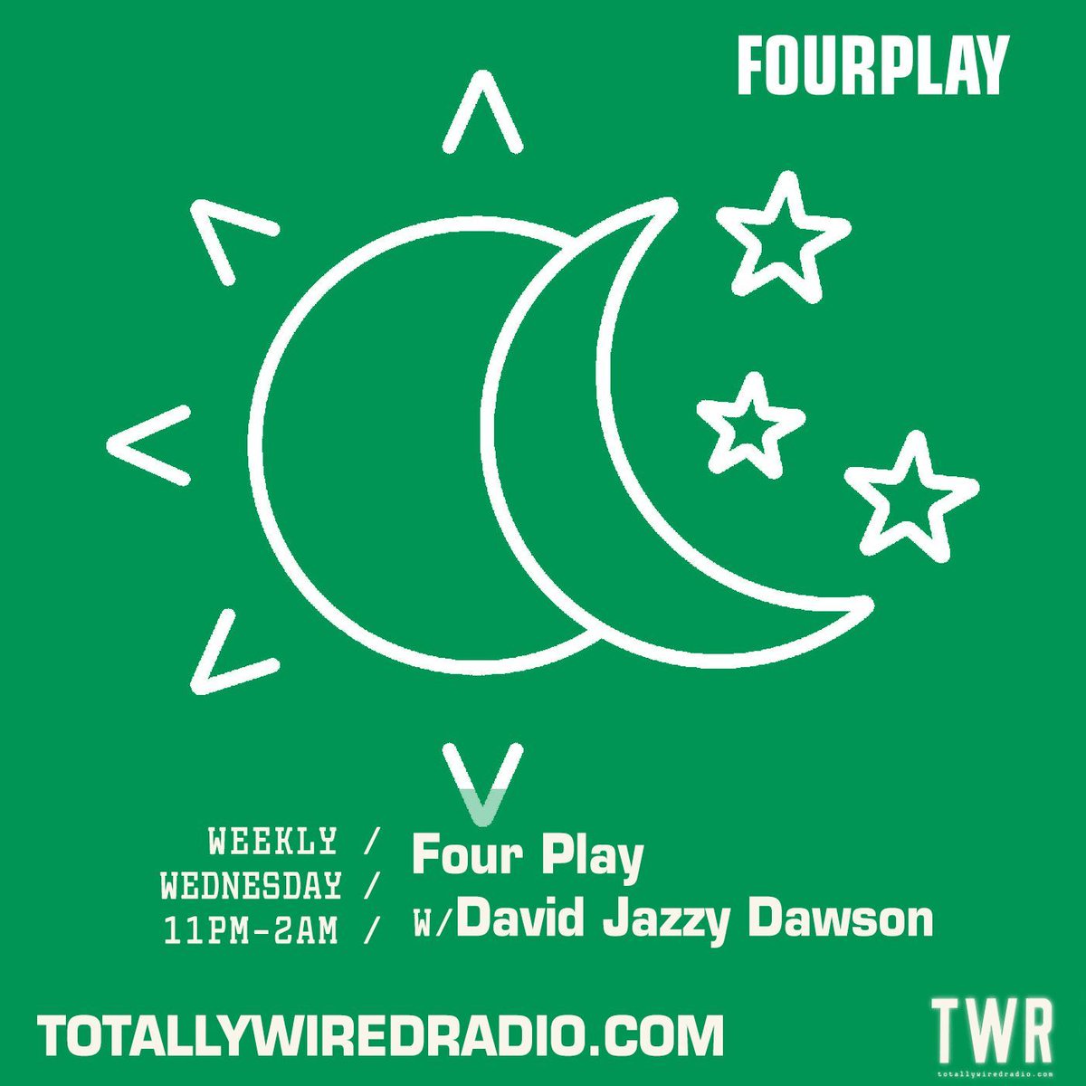 TotallyWiredRAD's tweet photo. FOURPLAY #Live w/ David Jazzy Dawson #startingsoon on #TotallyWiredRadio Listen @ Link in bio.
-
#MusicIsLife #London #Southend #WorldWide
-
#Jazz #Soul #Funk #Eclectic #Chillout https://t.co/RPnYeVrFXp