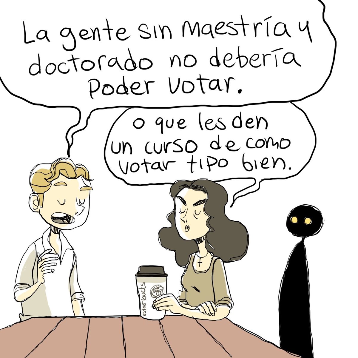 augustomora's tweet photo. Hay gente a la que le da coraje que el voto sea un derecho. Como que no entendieron bien como funciona la #democracia https://t.co/Mg9peE9rDC