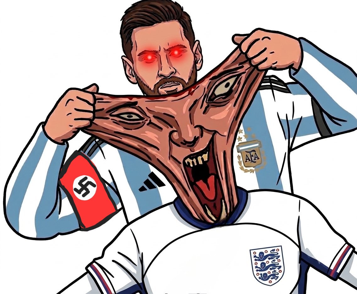 PapiChibolero2's tweet photo. @porqueTTarg Hoy se recupero las Malvinas... lloralo inglaterra equipo Africano Segundon, sin huevos, uruguayos de europa, que hace siglos no ganan una copa como los Yoruguas
🤭 https://t.co/sZ1L3U08rB