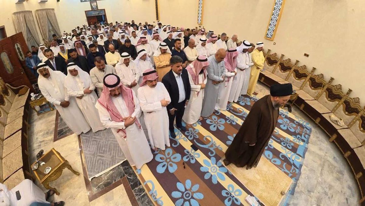 falc313's tweet photo. صلاة العشاء من الرمادي امامة السيد عمار الحكيم .. https://t.co/sKbB7Xniik