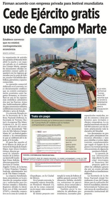 FDoringCasar's tweet photo. OOOTRA vez el tiempo le dio la razón a @mauriciotabe al no acompañar la tranza del #FanFest del Campo Marte y respaldar a los vecinos de @AlcaldiaMHmx 

Esa corrupción fue 100% del #CártelDeMorena https://t.co/NZJN7qx7SA