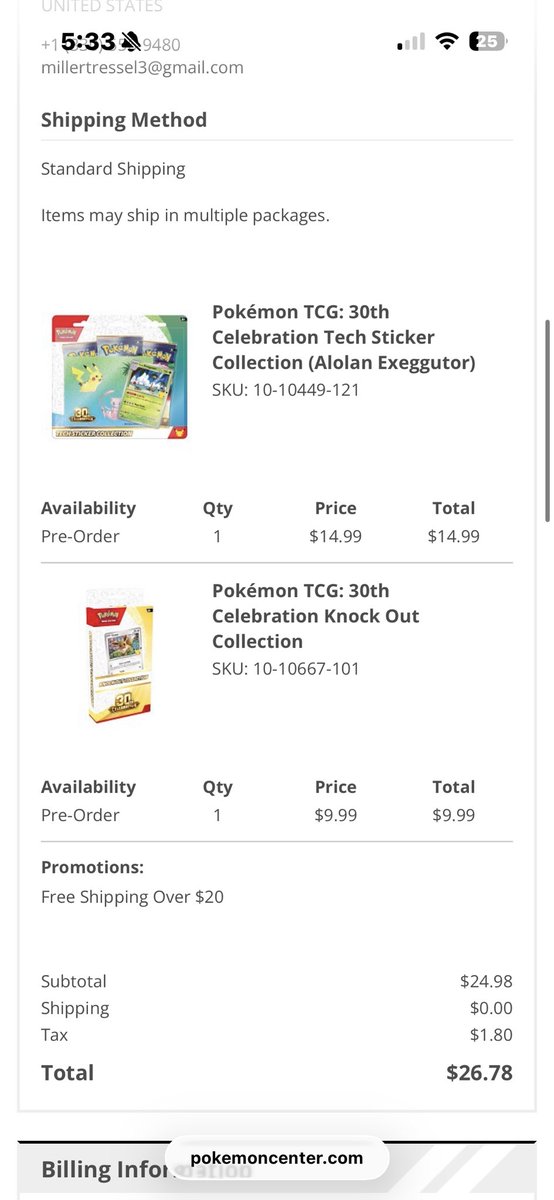 MillerTressel's tweet photo. @PokemonDealsTCG Still checking out!! https://t.co/Puo7DErcDf