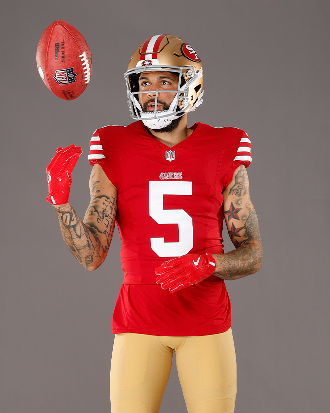 NFL's tweet photo. 5️⃣ in his @49ers threads 🧵 @MikeEvans13_ https://t.co/rYHLyuHYRW