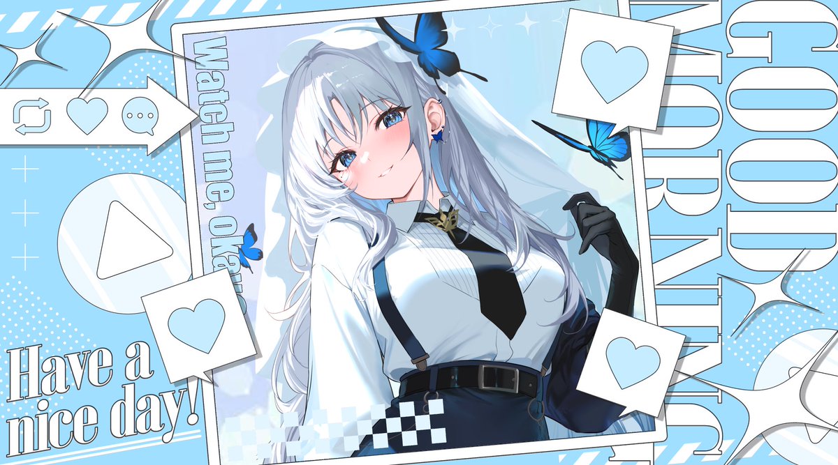 さなぎ雪蝶《ゆきちよ》 ❄️🦋🫧 LIVE 2D達成thx