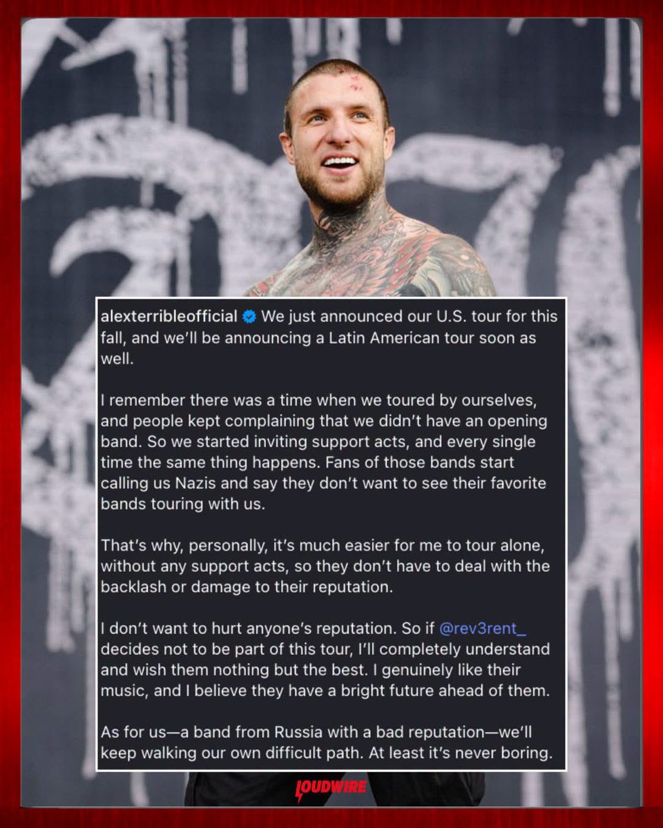 splitmaude's tweet photo. This dude is such a fucking clown. I hope they do drop your tour, dumbass. This is no one’s cross to bear but yours. Quit whining and do literally anything at all to prove that you’ve changed. But you won’t. Because you haven’t. https://t.co/Z8PP3hKKnu