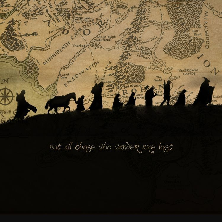 nimgaladh's tweet photo. Not all those who wander are lost https://t.co/bszXmIKcWn