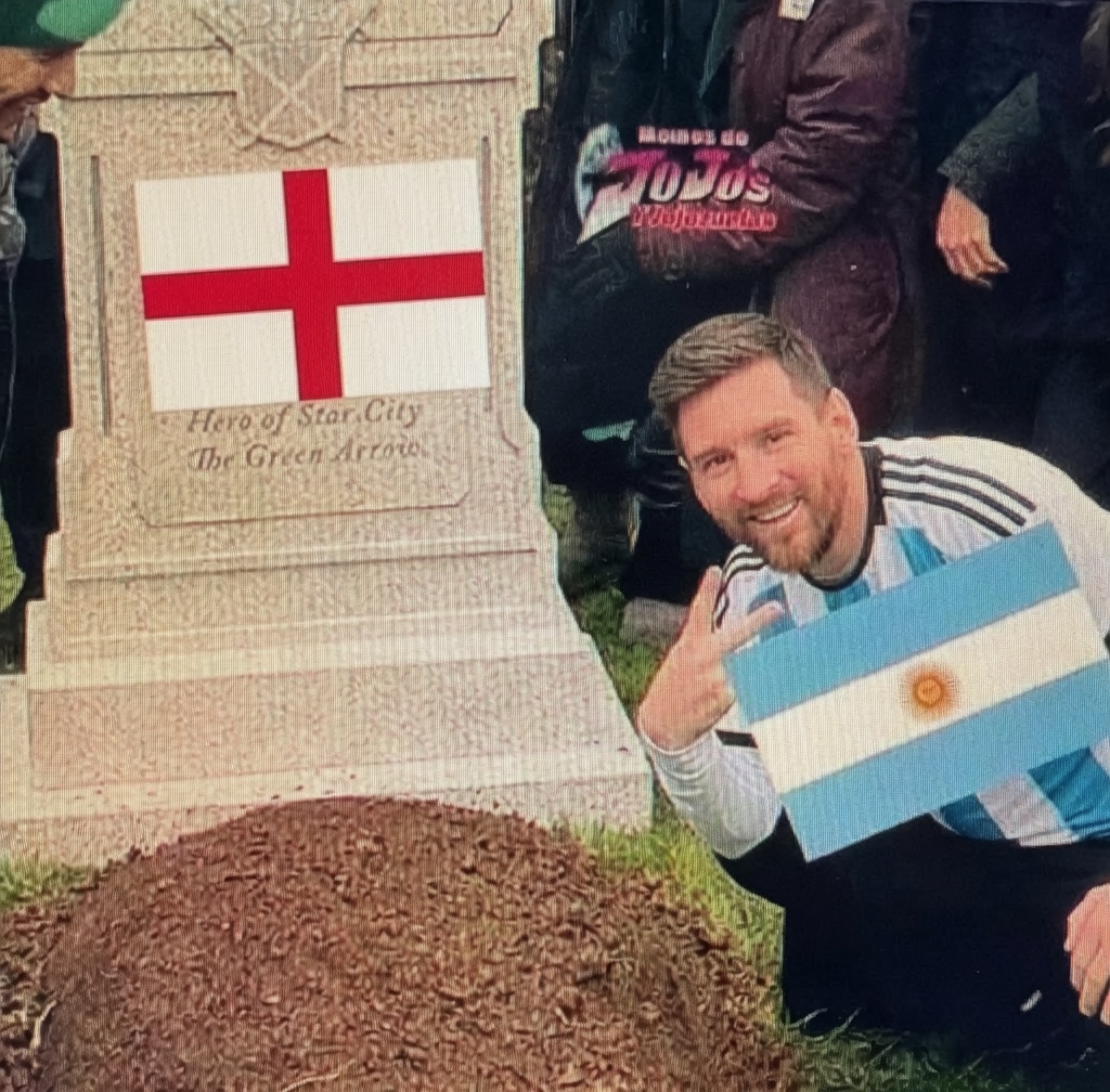 NotElonaMusk's tweet photo. @CNN “Argentina never faced England” they were lucky they didn’t face each other earlier #whereisengland #messigoat https://t.co/sm69UAKLlf