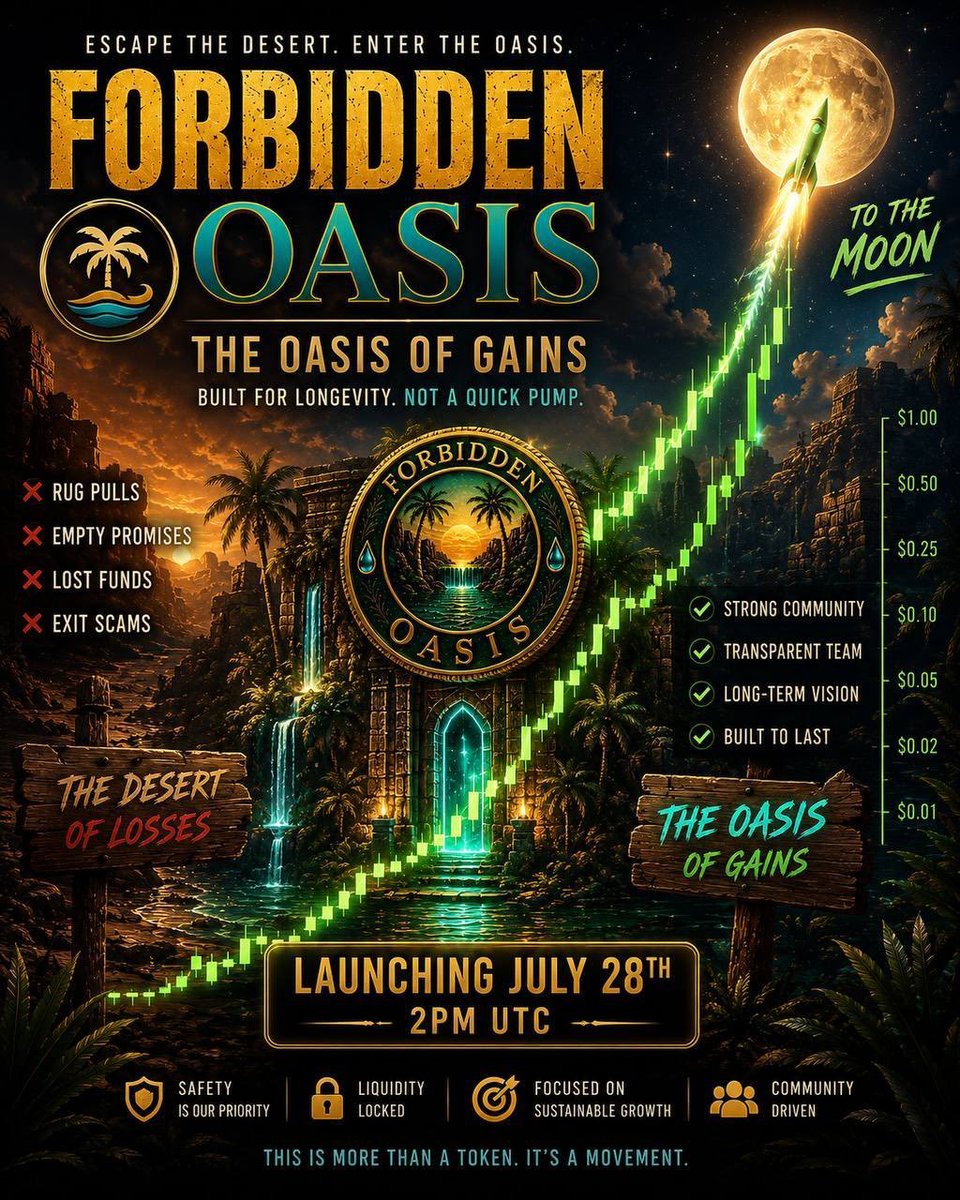 Aaron_fx55's tweet photo. The strongest communities are built over time, and Forbidden Oasis is proving that every day. Excited for the next chapter. 🌴 @forbidden_oasis https://t.co/aBmeS7zCyc⁠� https://t.co/RHHUroEMKj
