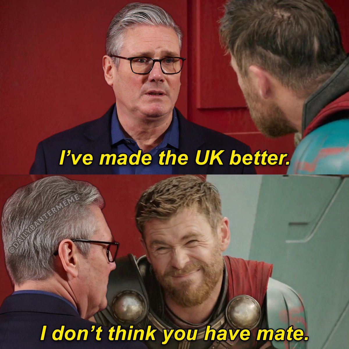 DailyBanterMeme's tweet photo. @Keir_Starmer https://t.co/N8WlMLeLTY