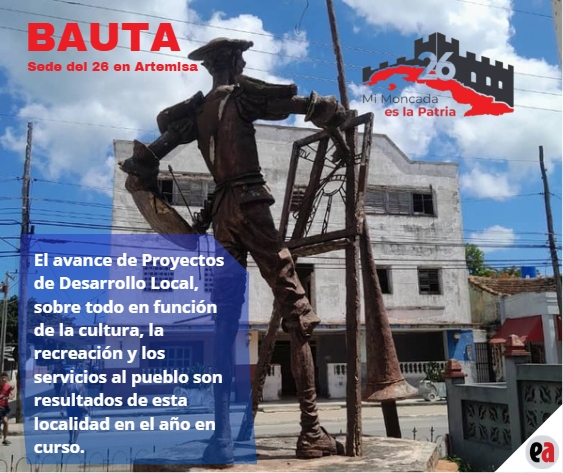 DiarioArtemisa's tweet photo. #BautaEn26 no está exenta de problemas. Es parte de esta #Cuba que vive momentos difíciles, pero es una parte que ha sabido proteger su patrimonio origenista, no solo orgullo bautense, sino de toda la nación. Aquí "la cultura es espada y escudo". #ArtemisaJuntosSomosMás https://t.co/b4JqPgPPPo